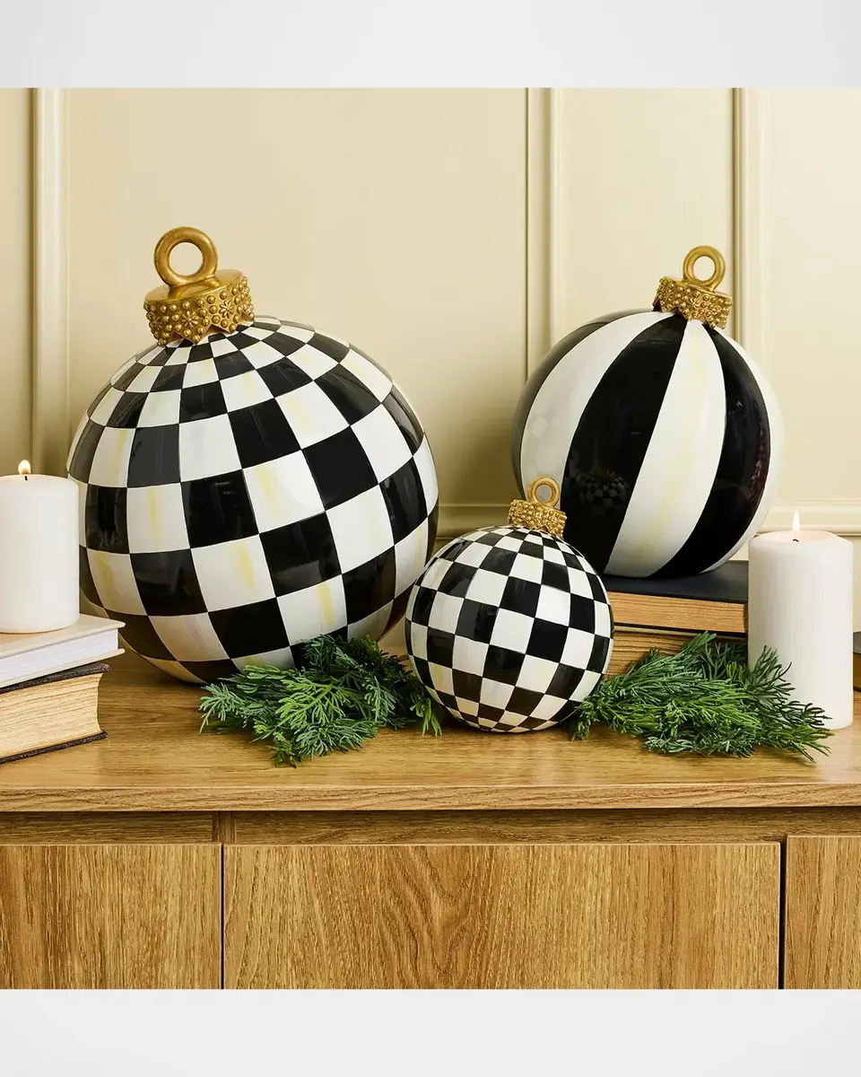 MacKenzie-Childs Courtly Check Small Ornament | Thumbnail 3 MacKenzie-Childs Courtly Check Small Ornament | Thumbnail 3