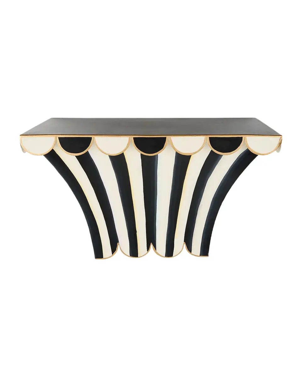 MacKenzie-Childs Courtly Stripe Decorative Wall Shelf | Thumbnail 2 MacKenzie-Childs Courtly Stripe Decorative Wall Shelf | Thumbnail 2