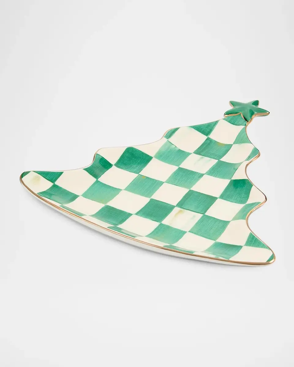 MacKenzie-Childs Christmas Tree Ceramic Trinket Tray | Thumbnail 2 MacKenzie-Childs Christmas Tree Ceramic Trinket Tray | Thumbnail 2
