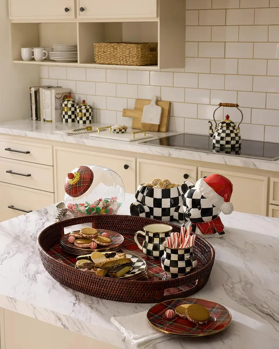 MacKenzie-Childs Courtly Santa Bear Cookie Jar | Thumbnail 4 MacKenzie-Childs Courtly Santa Bear Cookie Jar | Thumbnail 4