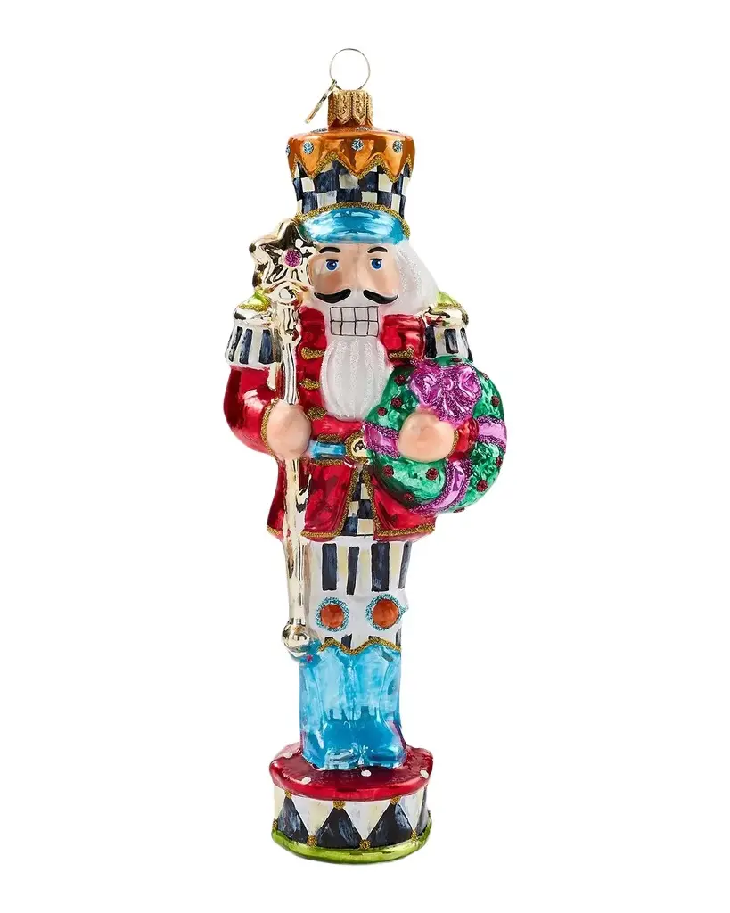 MacKenzie-Childs Confetti Christmas Glass Ornament
