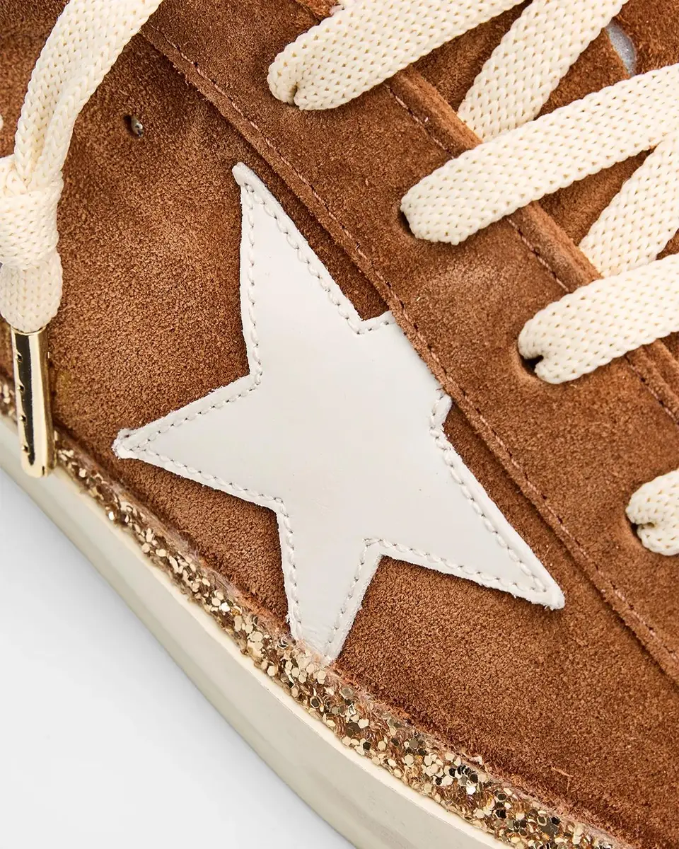 Golden Goose Hi-Star Suede Low-Top Sneakers | Thumbnail 5 Golden Goose Hi-Star Suede Low-Top Sneakers | Thumbnail 5