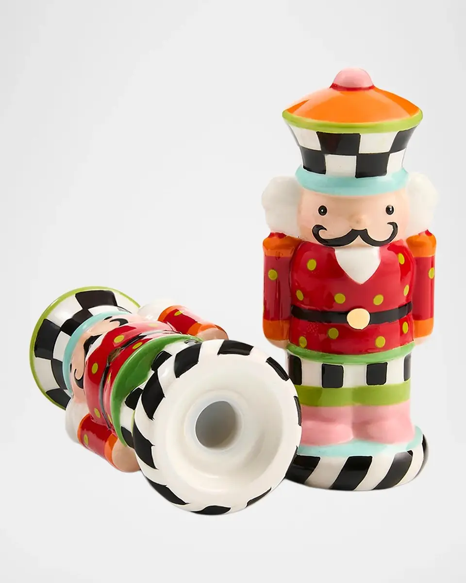 MacKenzie-Childs Confetti Nutcracker Salt & Pepper Shakers | Thumbnail 2 MacKenzie-Childs Confetti Nutcracker Salt & Pepper Shakers | Thumbnail 2