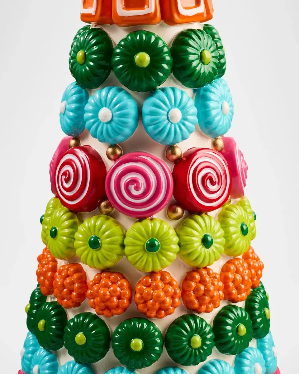 MacKenzie-Childs Confetti Candy Christmas Trophy Finial | Thumbnail 2