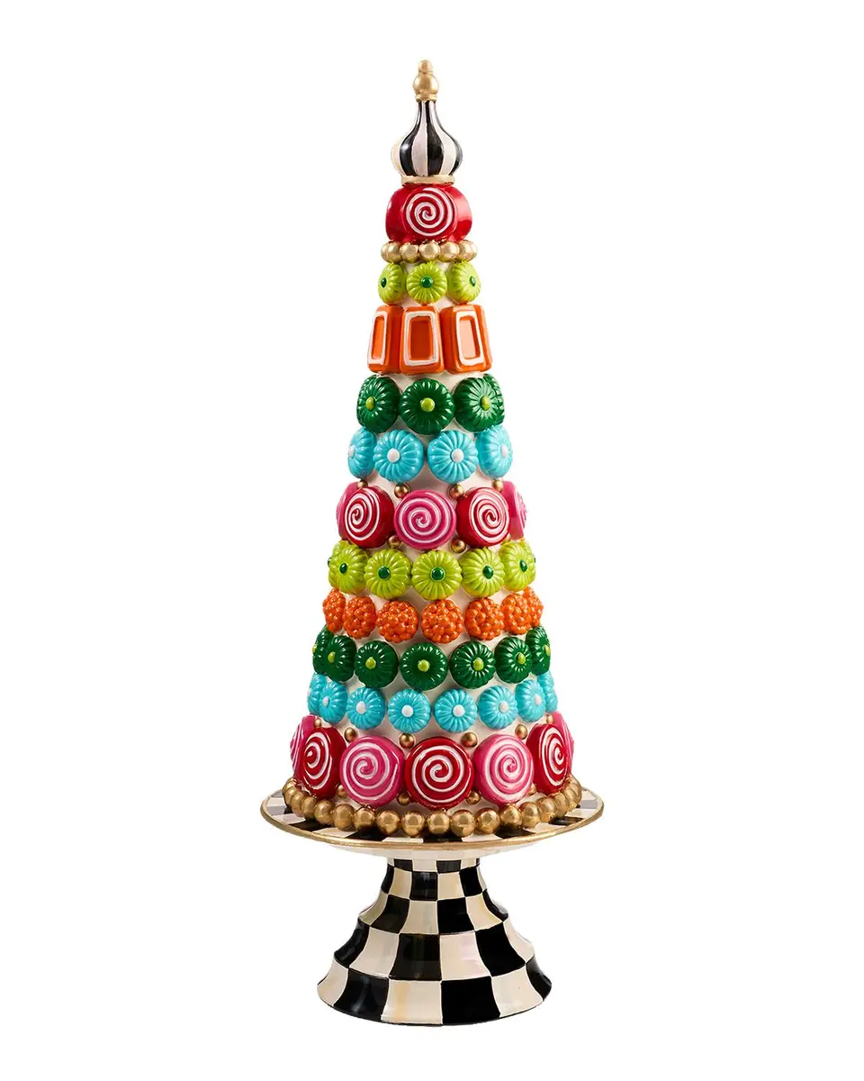 MacKenzie-Childs Confetti Candy Christmas Trophy Finial | Thumbnail 3