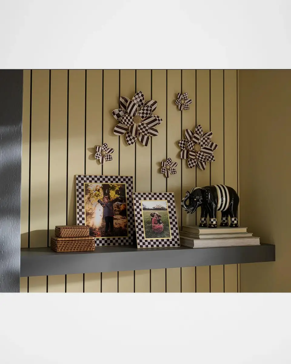 MacKenzie-Childs Checkered Floral Wall Art | Thumbnail 2 MacKenzie-Childs Checkered Floral Wall Art | Thumbnail 2