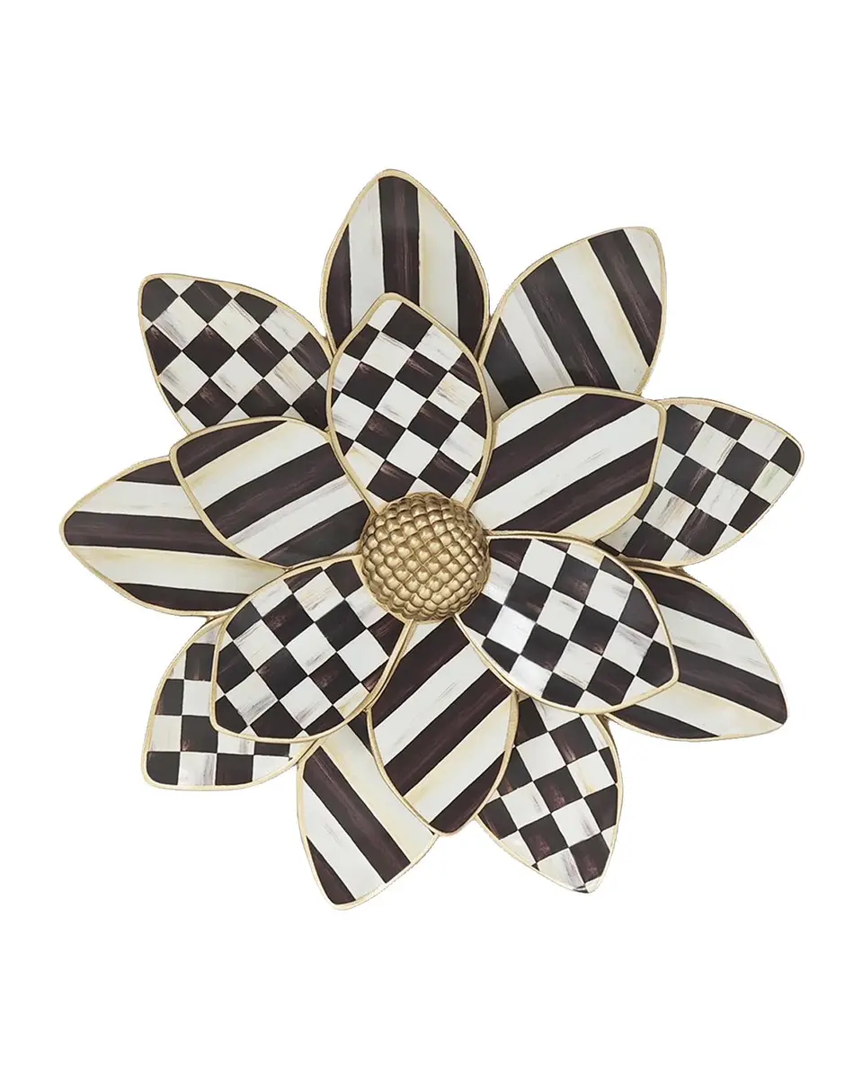 MacKenzie-Childs Checkered Floral Wall Art | Thumbnail 3 MacKenzie-Childs Checkered Floral Wall Art | Thumbnail 3