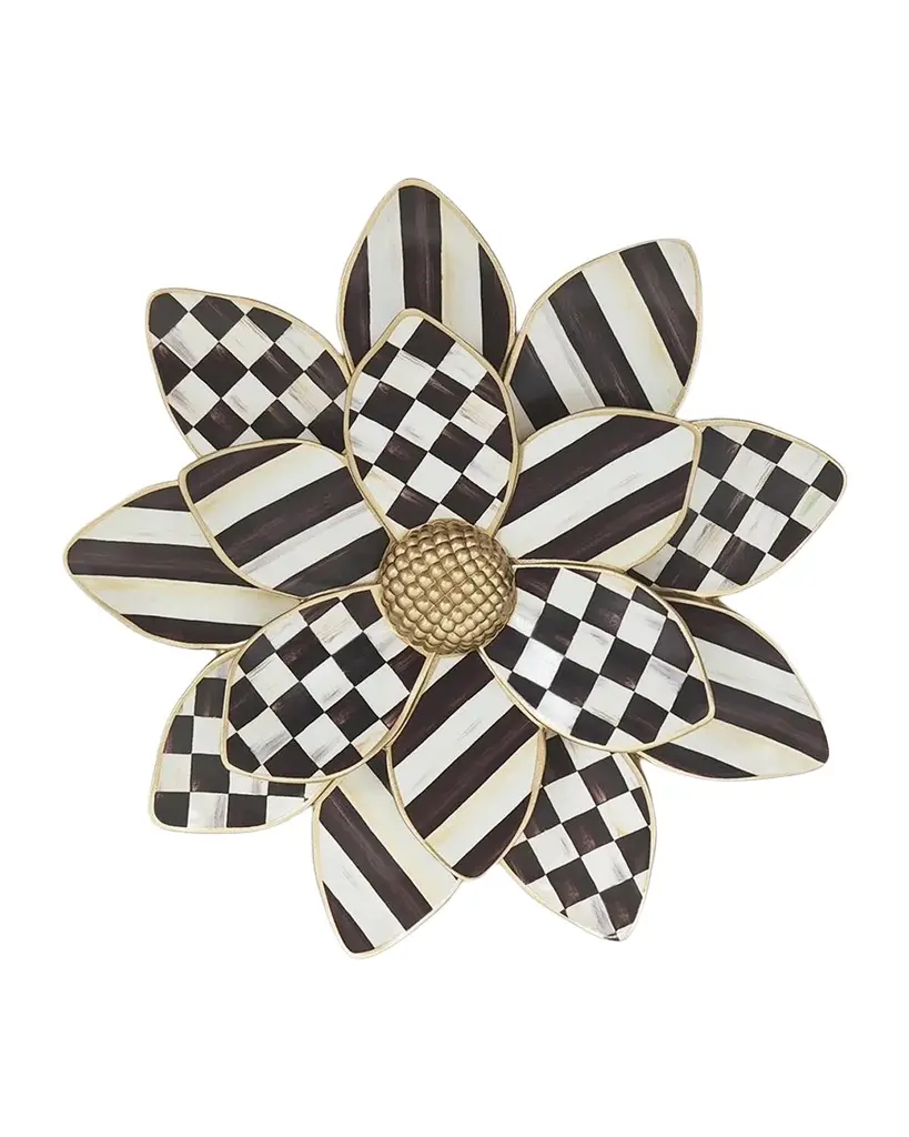 MacKenzie-Childs Checkered Floral Wall Art