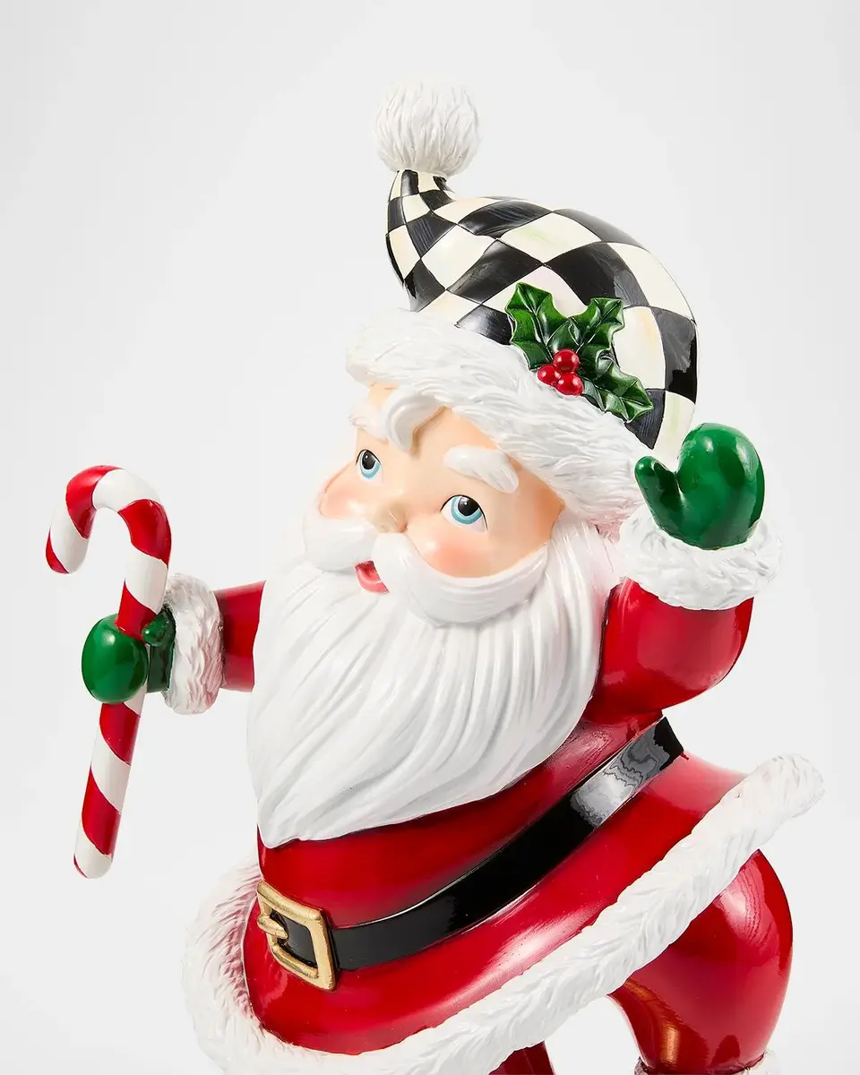 MacKenzie-Childs Candy Cane Santa Figurine | Thumbnail 3 MacKenzie-Childs Candy Cane Santa Figurine | Thumbnail 3