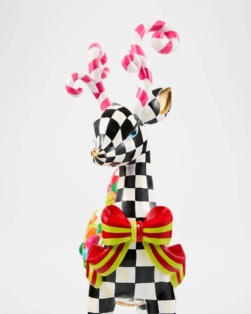 MacKenzie-Childs Confetti Christmas Deer Figurine | Thumbnail 3 MacKenzie-Childs Confetti Christmas Deer Figurine | Thumbnail 3