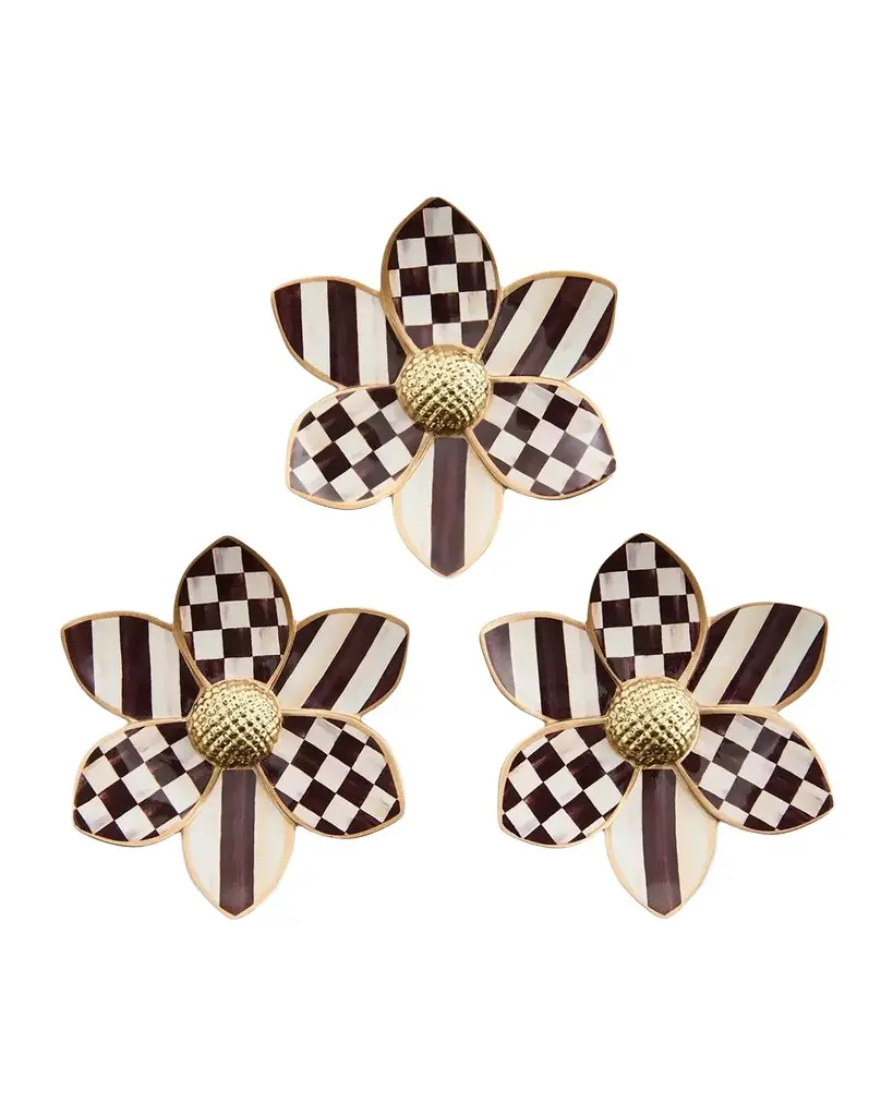 MacKenzie-Childs 3-Piece Courtly Floral Wall Accents
