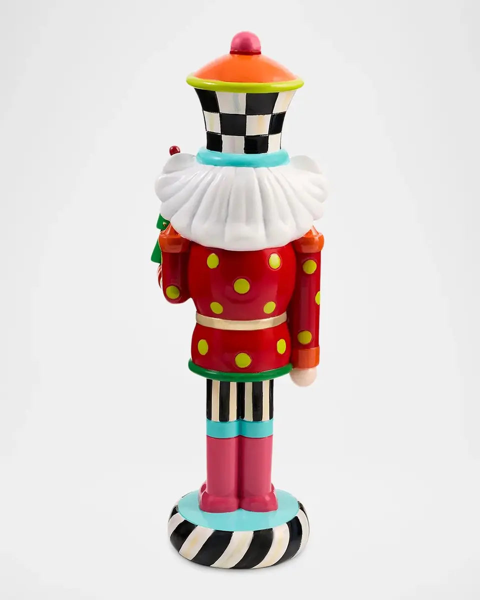 MacKenzie-Childs Confetti Christmas Resin Nutcracker Figurine | Thumbnail 2 MacKenzie-Childs Confetti Christmas Resin Nutcracker Figurine | Thumbnail 2
