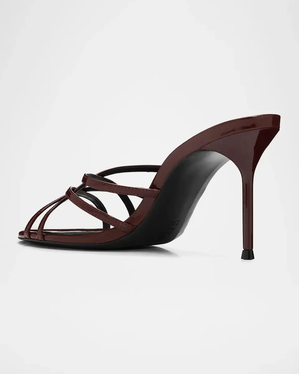 Schutz Marion 100MM Slip-On Patent Leather Sandals | Thumbnail 4 Schutz Marion 100MM Slip-On Patent Leather Sandals | Thumbnail 4