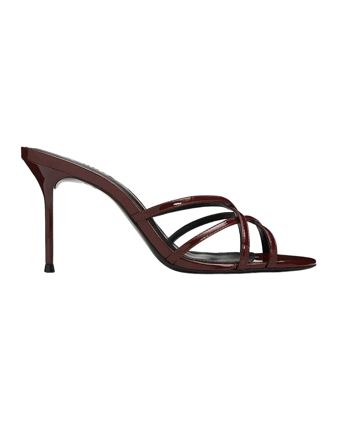 Marion 100MM Slip-On Patent Leather Sandals Marion 100MM Slip-On Patent Leather Sandals