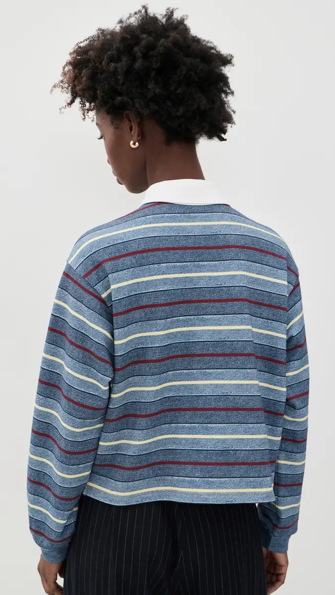 rag & bone RB Miramar Cropped Rugby Polo | Thumbnail 3 rag & bone RB Miramar Cropped Rugby Polo | Thumbnail 3
