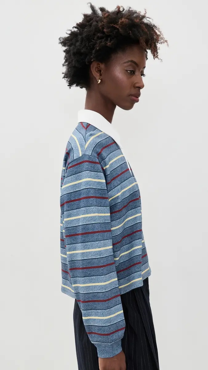 rag & bone RB Miramar Cropped Rugby Polo | Thumbnail 4 rag & bone RB Miramar Cropped Rugby Polo | Thumbnail 4