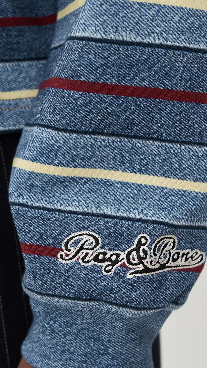 rag & bone RB Miramar Cropped Rugby Polo | Thumbnail 6 rag & bone RB Miramar Cropped Rugby Polo | Thumbnail 6