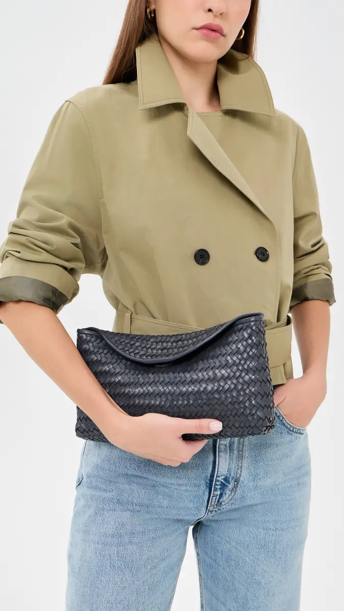 Madewell Woven Lid Top Clutch | Thumbnail 3 Madewell Woven Lid Top Clutch | Thumbnail 3