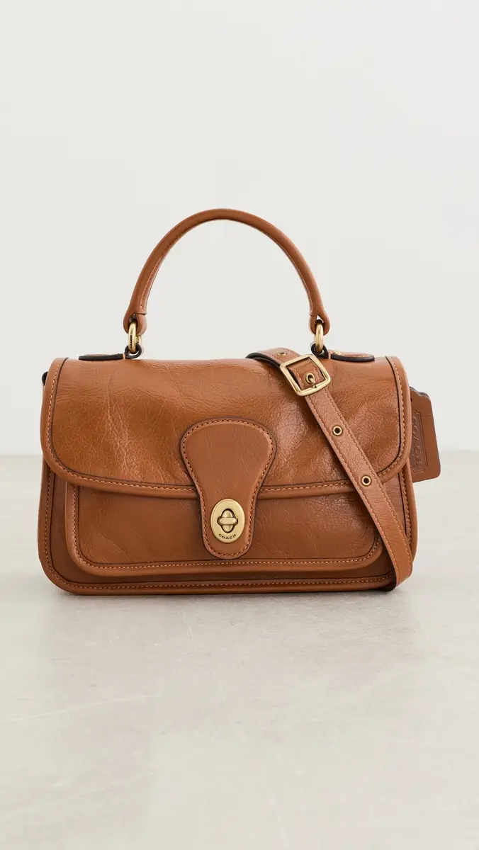 Coach Glazed Grain Leather Metropolitan Bag 24 | Thumbnail 2 Coach Glazed Grain Leather Metropolitan Bag 24 | Thumbnail 2