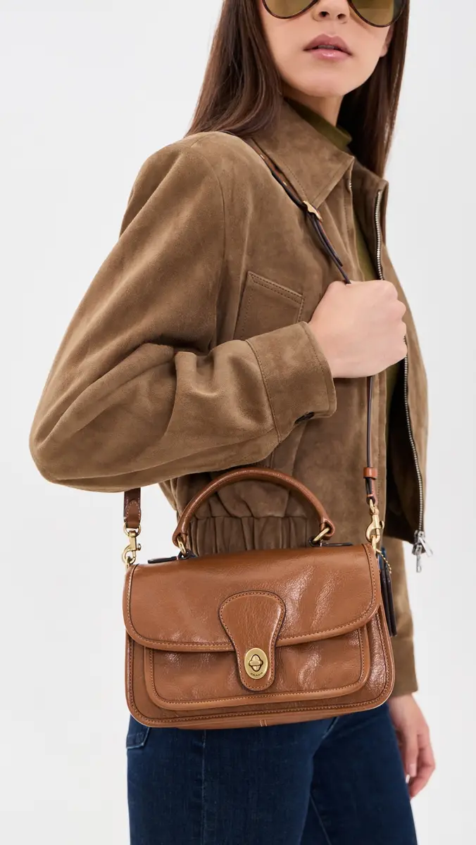 Coach Glazed Grain Leather Metropolitan Bag 24 | Thumbnail 3 Coach Glazed Grain Leather Metropolitan Bag 24 | Thumbnail 3