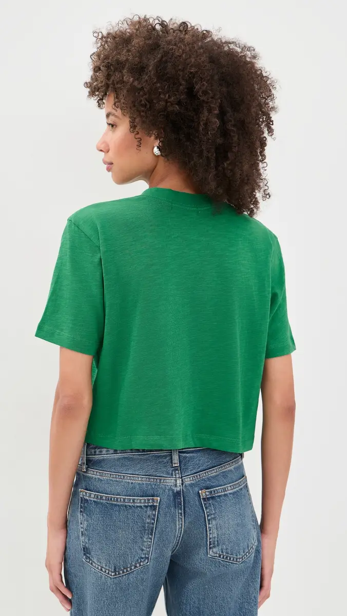 Junk Food Eagles Helmut Crop Tee | Thumbnail 3 Junk Food Eagles Helmut Crop Tee | Thumbnail 3