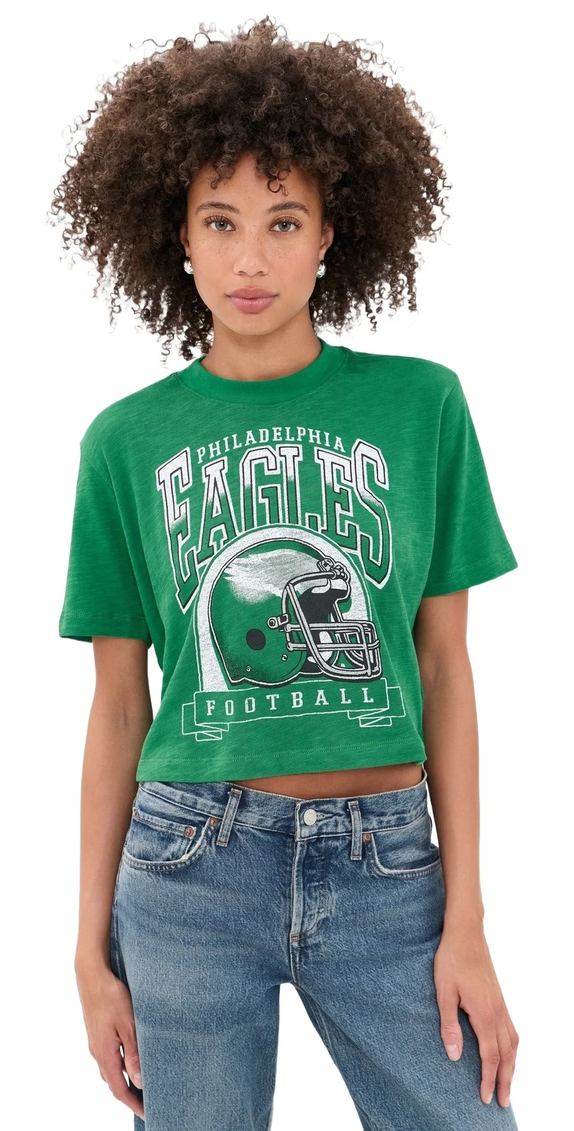 Junk Food Eagles Helmut Crop Tee