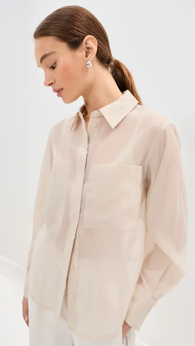 LE BOP Organza Button Down | Thumbnail 2 LE BOP Organza Button Down | Thumbnail 2