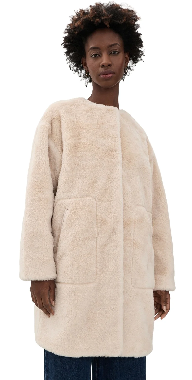 Martina Long Sherpa Coat