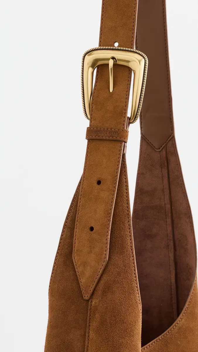 Veronica Beard Suede Large Loop Bag | Thumbnail 5 Veronica Beard Suede Large Loop Bag | Thumbnail 5