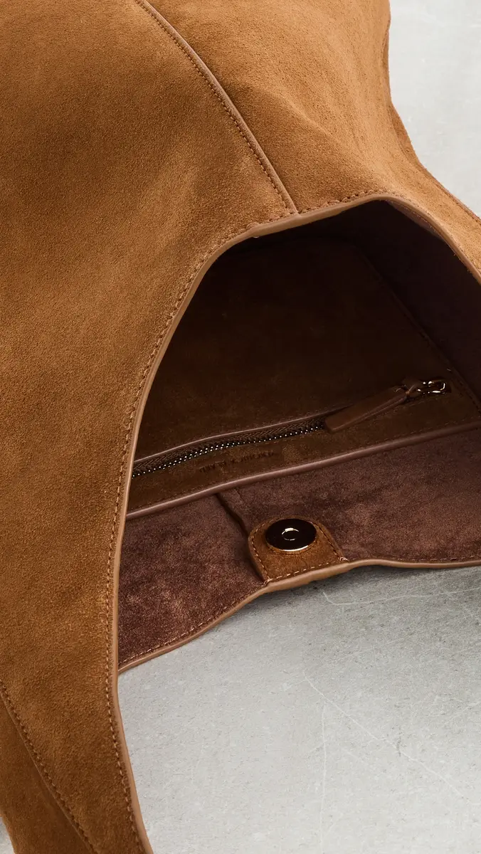 Veronica Beard Suede Large Loop Bag | Thumbnail 6 Veronica Beard Suede Large Loop Bag | Thumbnail 6