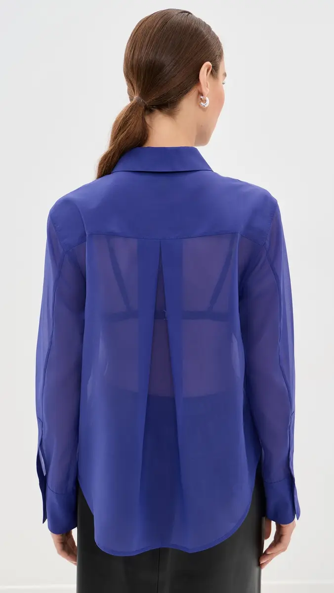 LE BOP Organza Button Down | Thumbnail 3 LE BOP Organza Button Down | Thumbnail 3