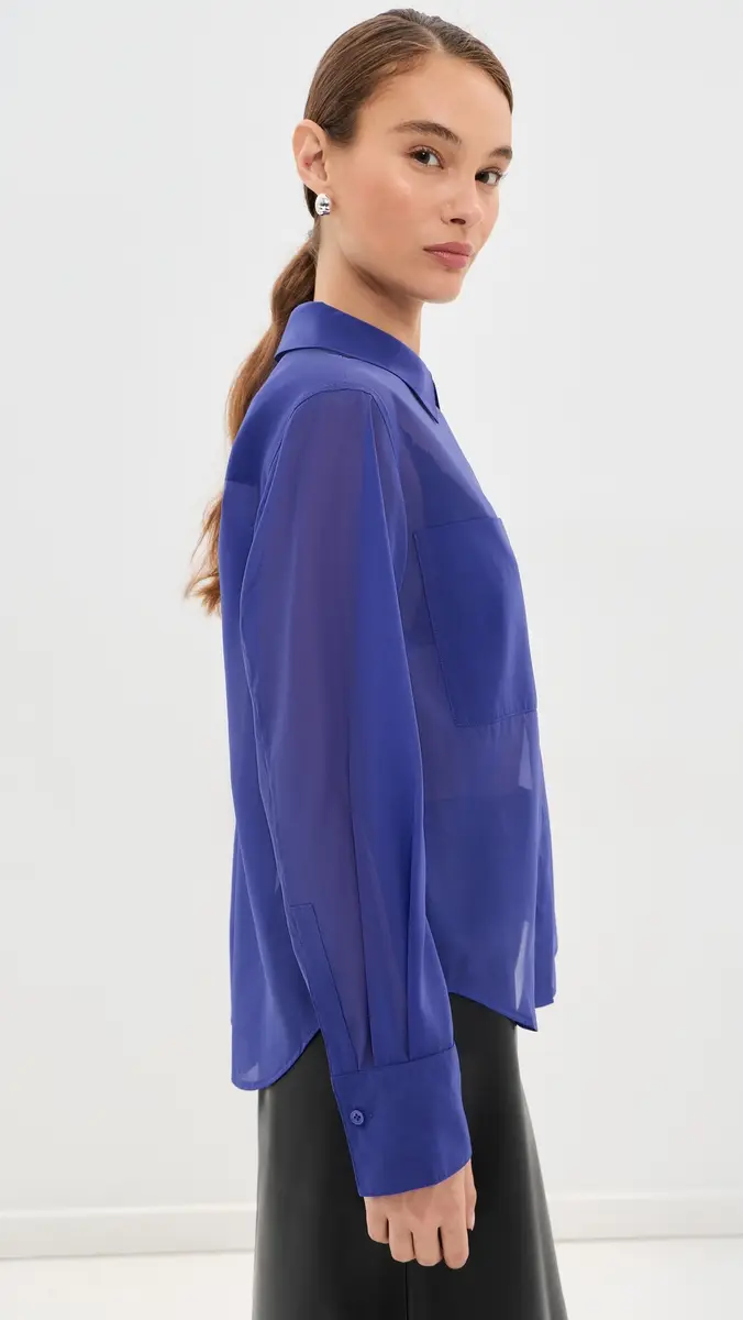 LE BOP Organza Button Down | Thumbnail 4 LE BOP Organza Button Down | Thumbnail 4