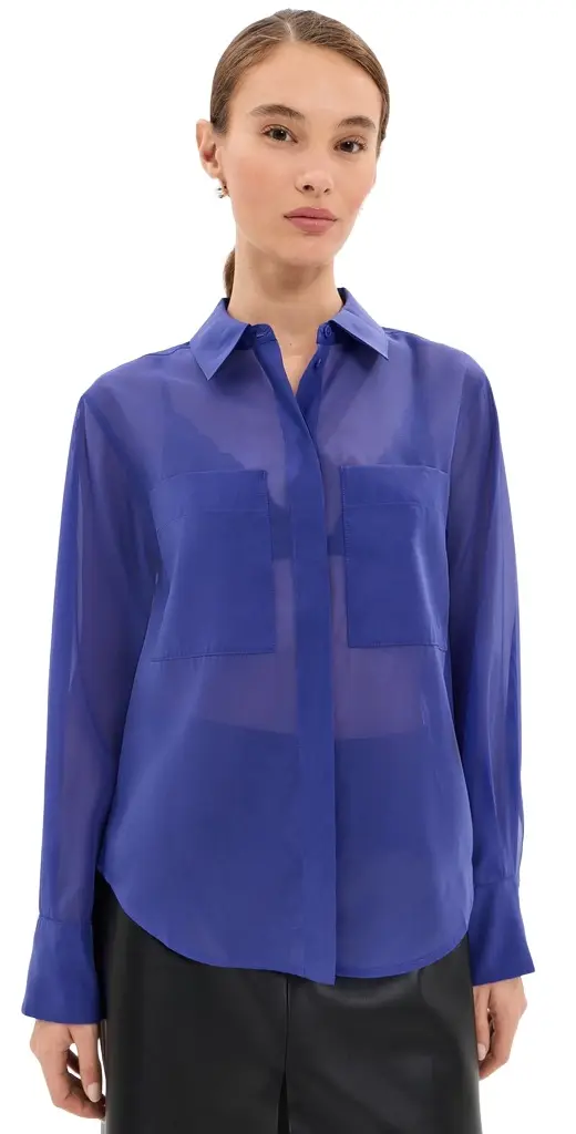 Organza Button Down Organza Button Down