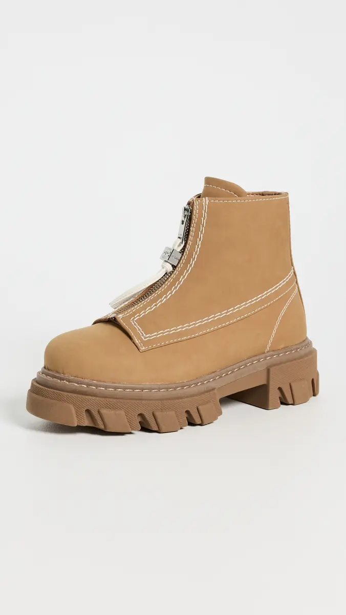 Ganni Cleated Zip Boots | Thumbnail 2 Ganni Cleated Zip Boots | Thumbnail 2