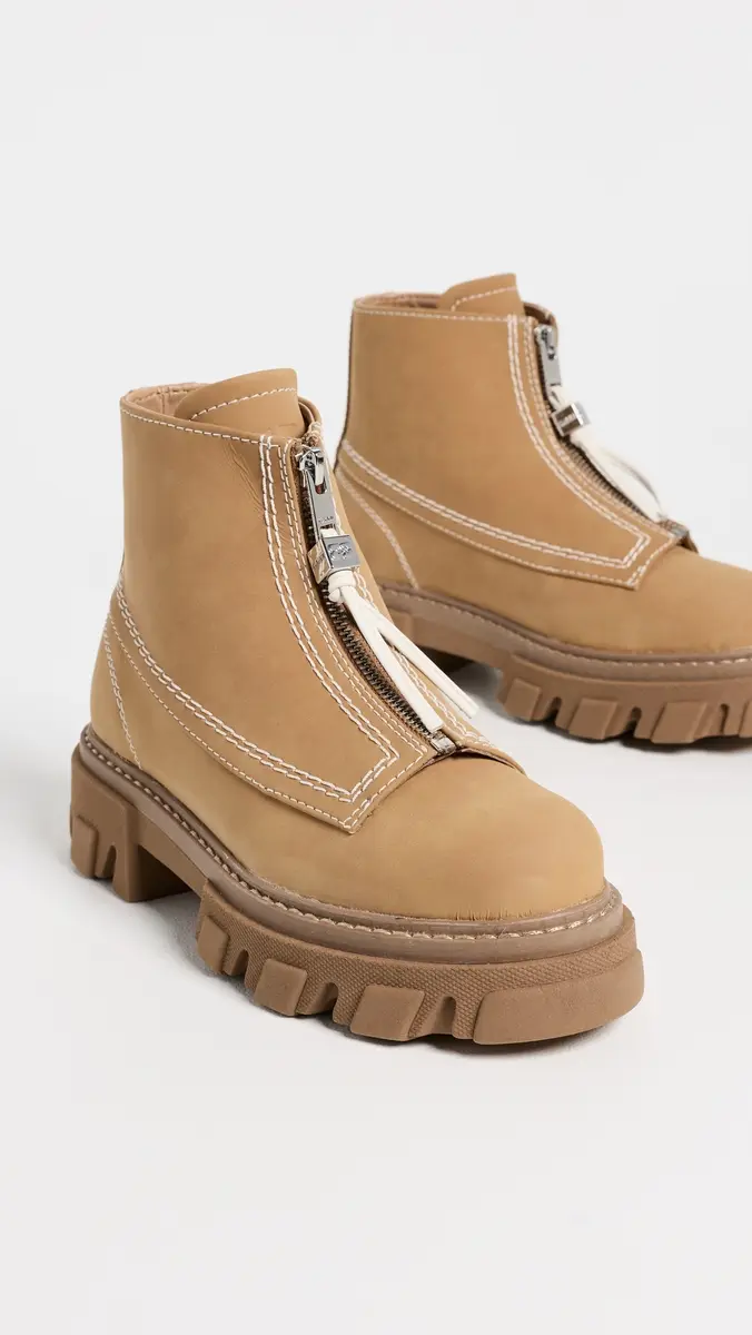 Ganni Cleated Zip Boots | Thumbnail 5 Ganni Cleated Zip Boots | Thumbnail 5