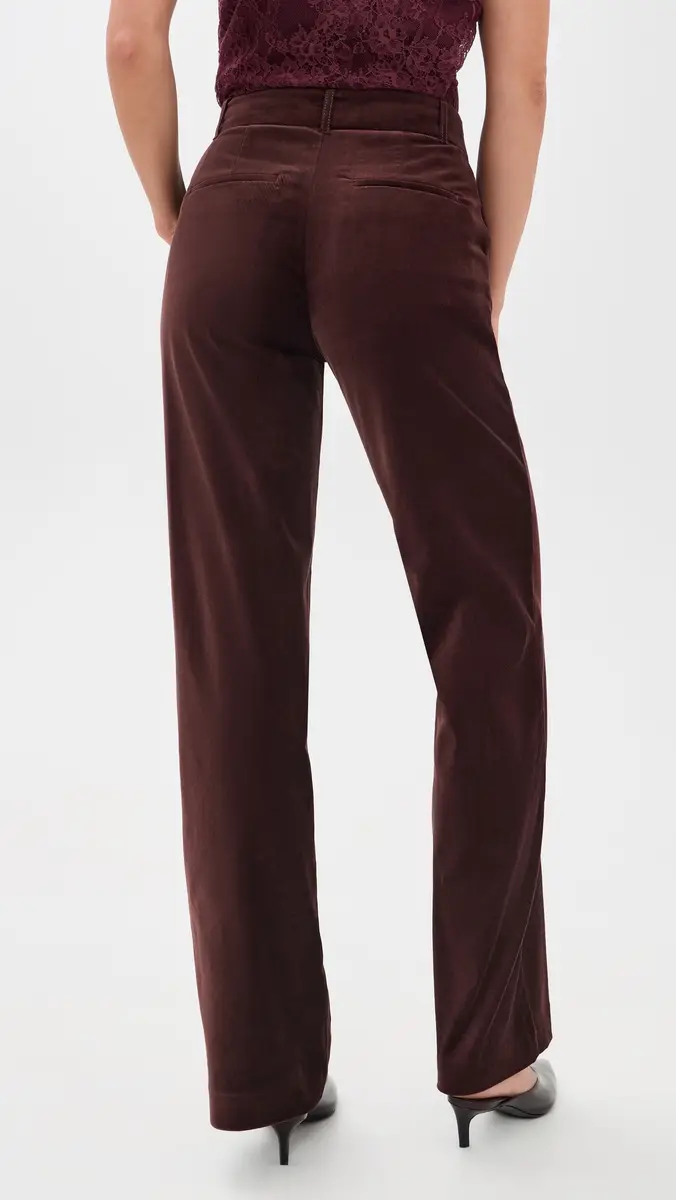 PAIGE Sasha Velvet Trousers 34 | Thumbnail 3