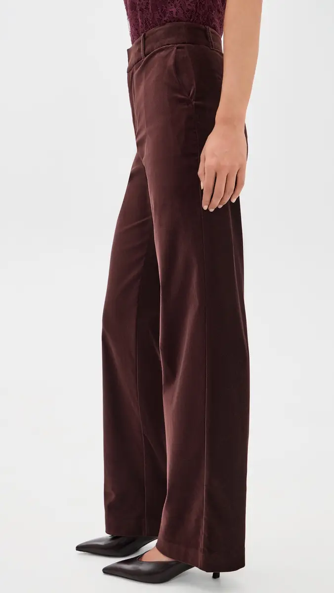 PAIGE Sasha Velvet Trousers 34 | Thumbnail 4