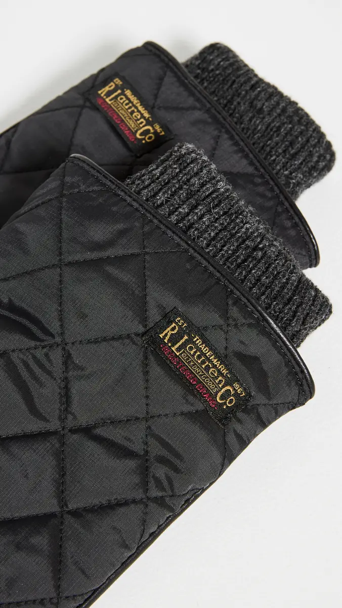 Polo Ralph Lauren Touch Quilted Field Glove with Label | Thumbnail 3 Polo Ralph Lauren Touch Quilted Field Glove with Label | Thumbnail 3