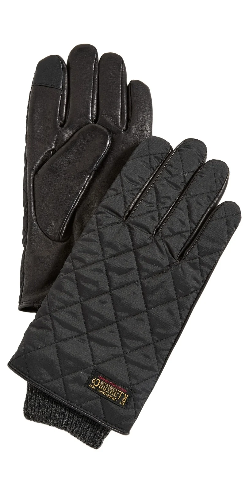 Polo Ralph Lauren Touch Quilted Field Glove with Label Black