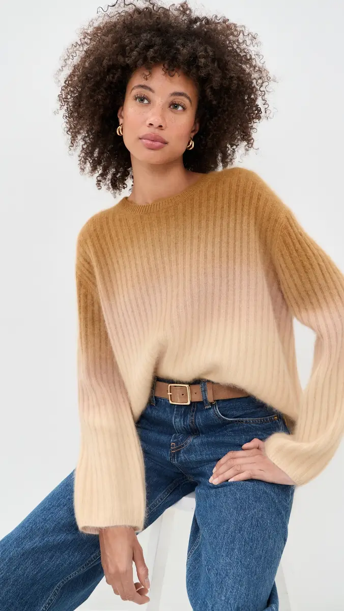 rag & bone Jane Brushed Ombre Crew | Thumbnail 2 rag & bone Jane Brushed Ombre Crew | Thumbnail 2