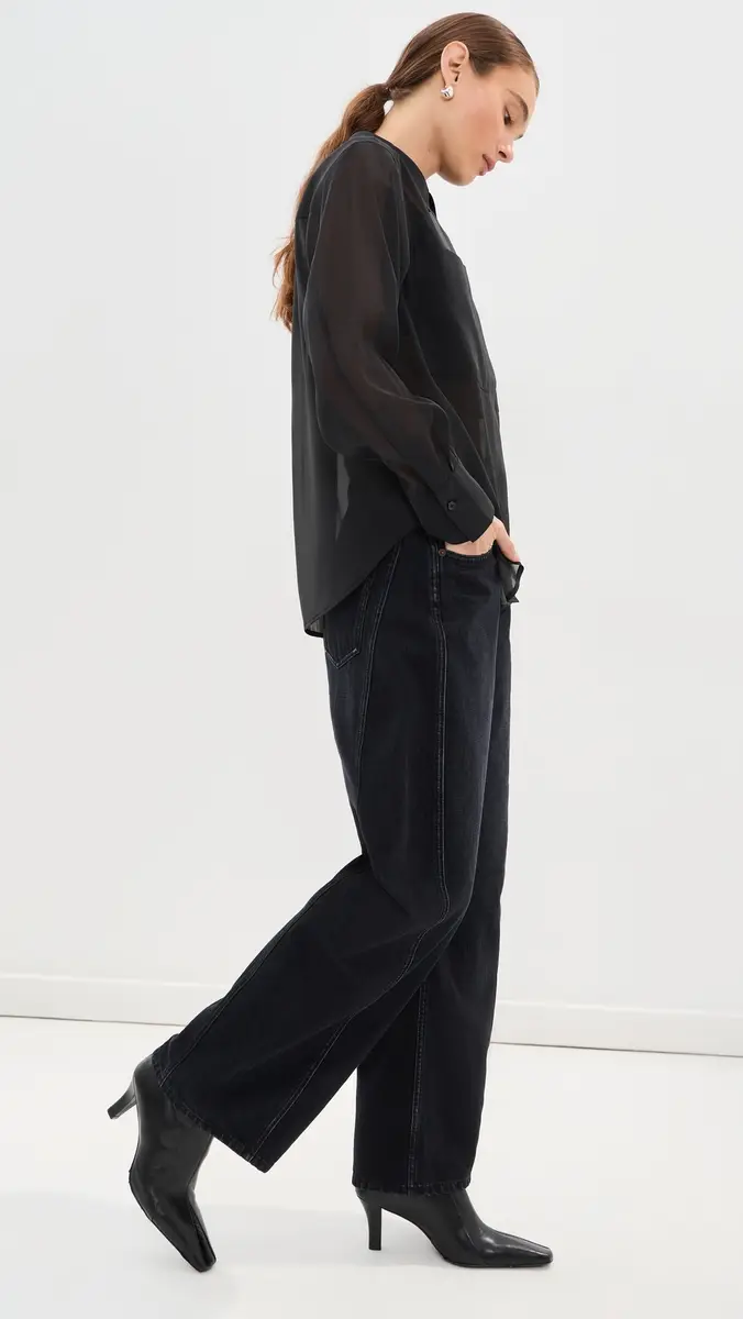 LE BOP Organza Button Down | Thumbnail 4 LE BOP Organza Button Down | Thumbnail 4