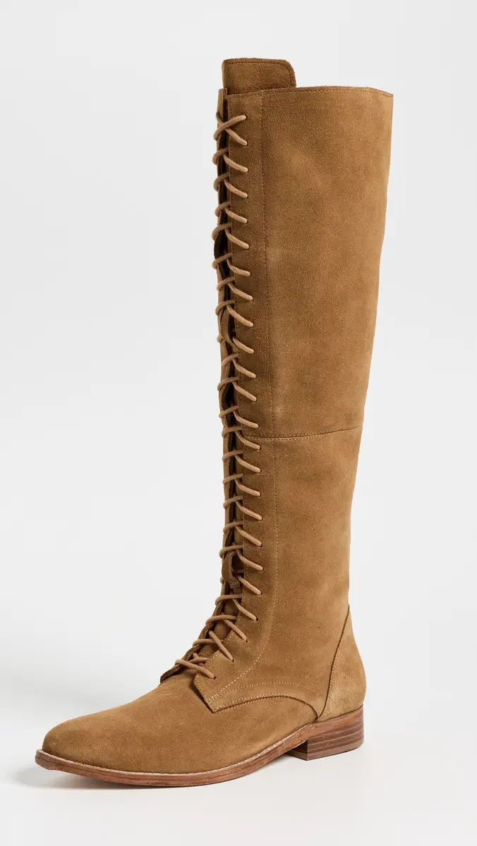 Free People Davey Over-the-Knee Lace Up Boots | Thumbnail 2 Free People Davey Over-the-Knee Lace Up Boots | Thumbnail 2