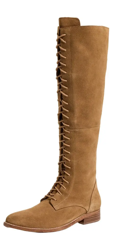 Free People Davey Over-the-Knee Lace Up Boots