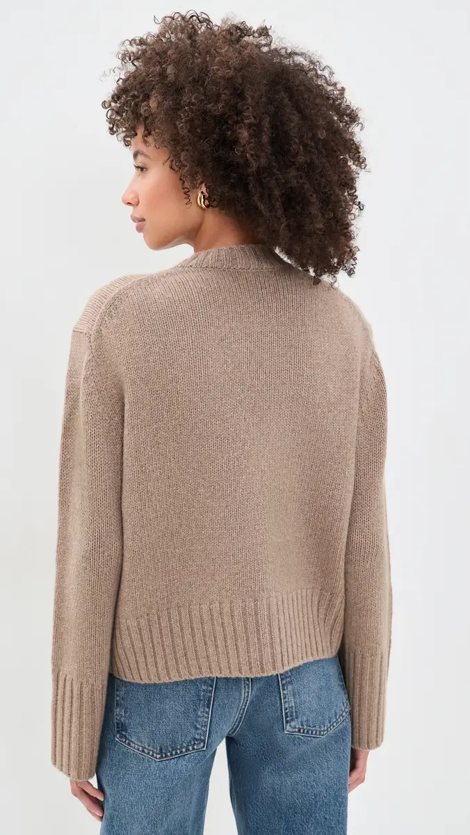 Jenni Kayne Cropped Cashmere Jet V Neck | Thumbnail 3 Jenni Kayne Cropped Cashmere Jet V Neck | Thumbnail 3