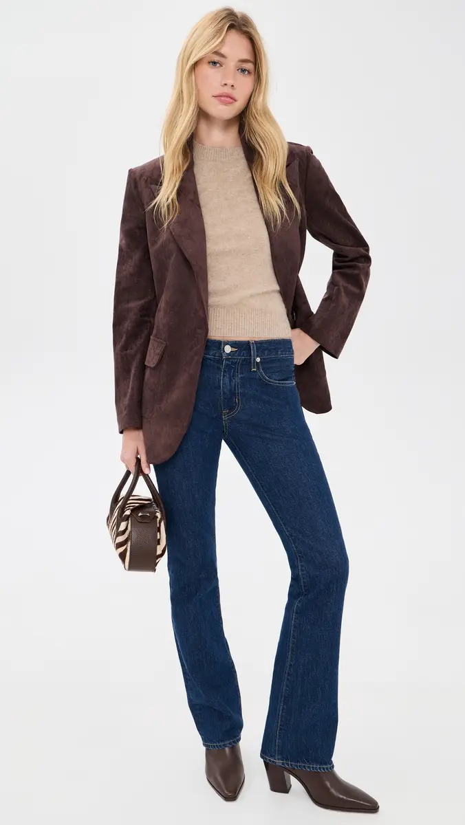 susana monaco Faux Suede Patch Pocket Blazer | Thumbnail 5