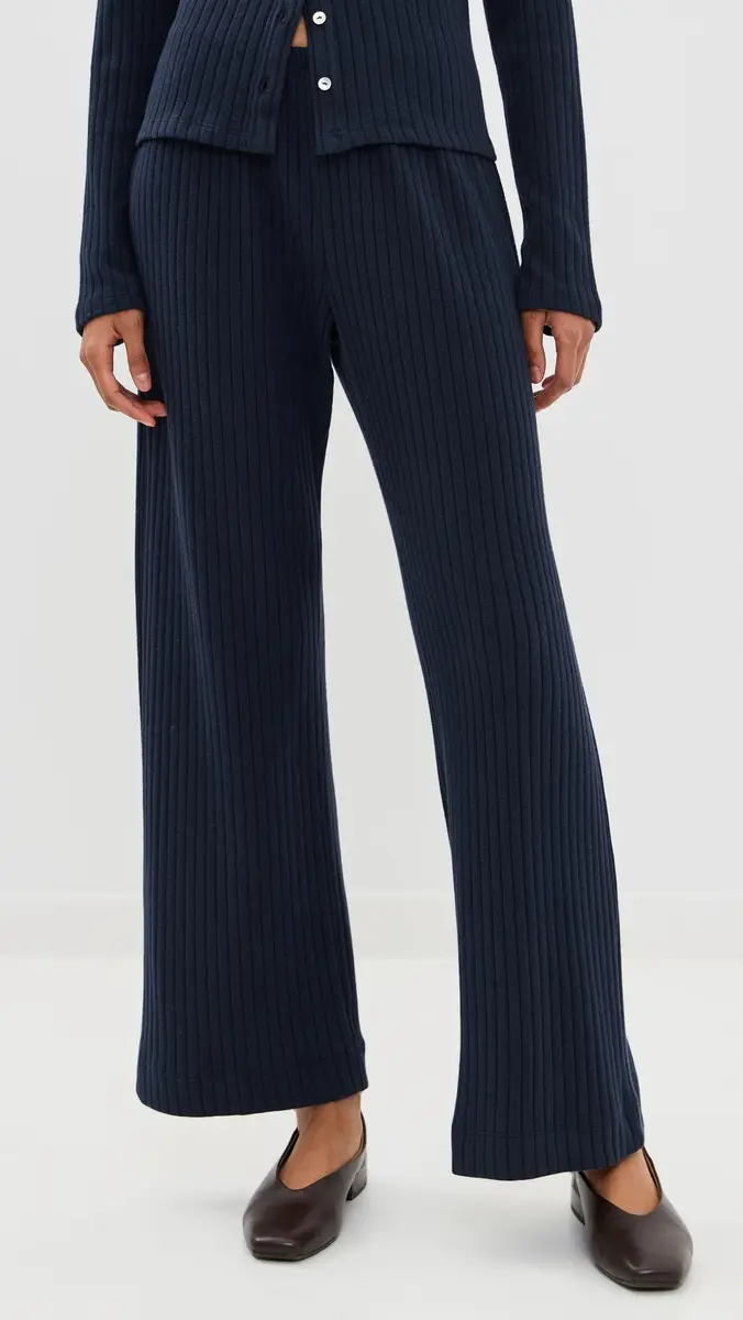 DONNI. DONNI. The Sweater Rib Simple Pants | Thumbnail 2