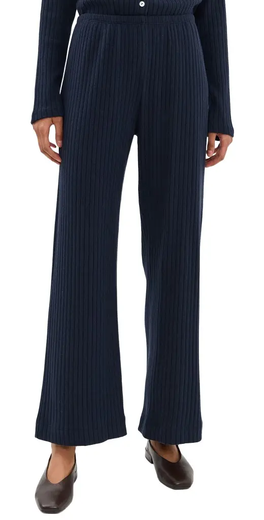 DONNI. DONNI. The Sweater Rib Simple Pants