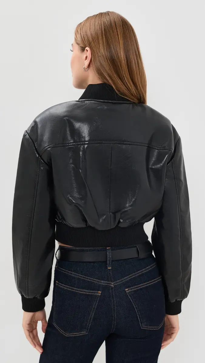Citizens of Humanity Camille Moto Recycled Leather Jacket | Thumbnail 3 Citizens of Humanity Camille Moto Recycled Leather Jacket | Thumbnail 3