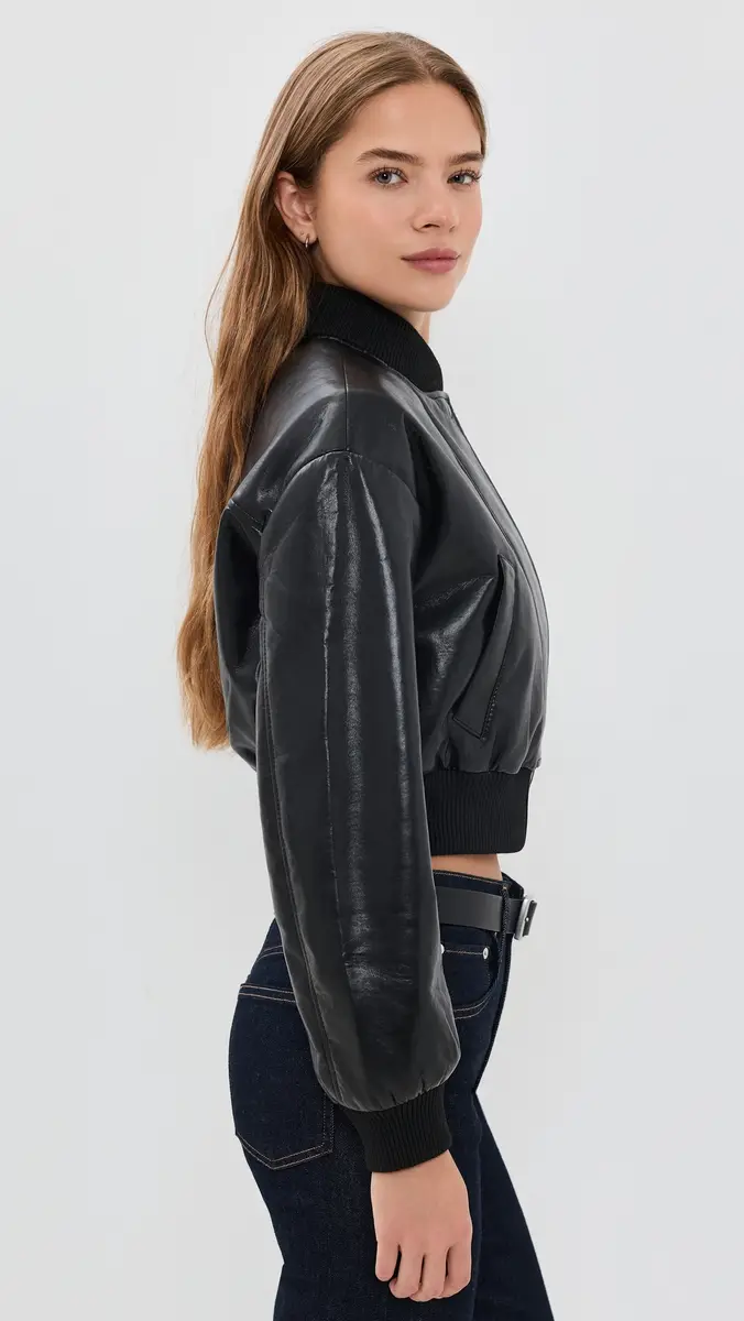 Citizens of Humanity Camille Moto Recycled Leather Jacket | Thumbnail 4 Citizens of Humanity Camille Moto Recycled Leather Jacket | Thumbnail 4
