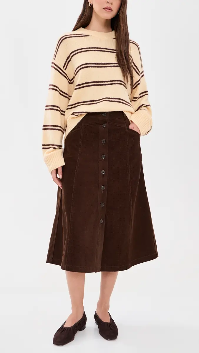PAIGE Jahn Corduroy Skirt | Thumbnail 5 PAIGE Jahn Corduroy Skirt | Thumbnail 5